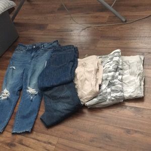 Large lot of women’s Capri pants size 12